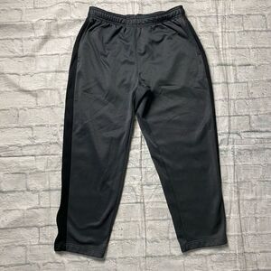 Nike therma fit men XL pull on athletic pants w/elastic waist grey & black